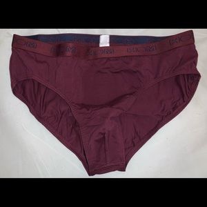 HOM men brief wine color underwear - L